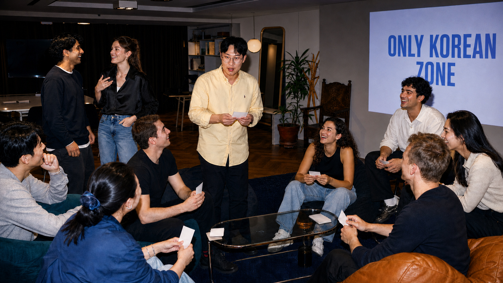 ONLY KOREAN ZONE: One Night Without English in Seoul
